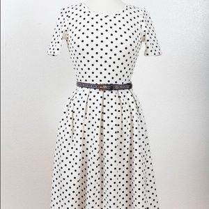 Lularoe Amelia polka dot dress